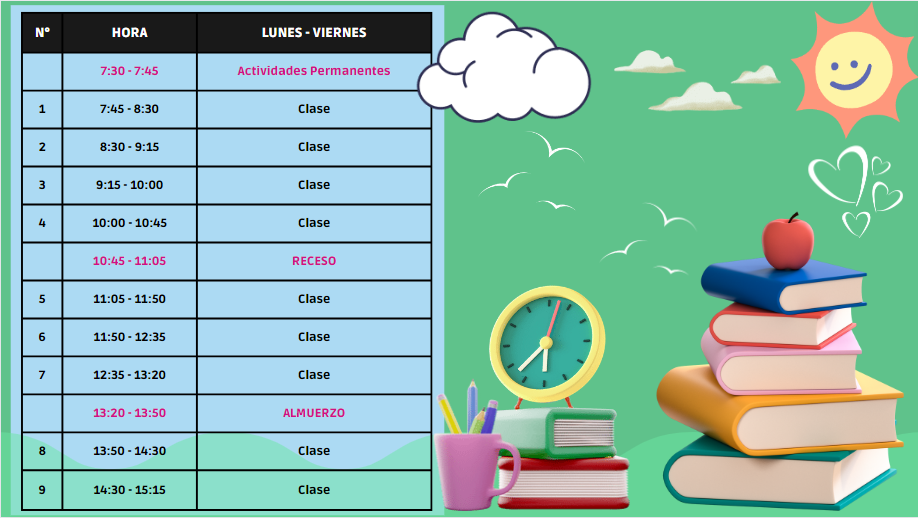 Horario Secundario